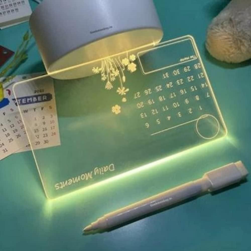 3d Acrylic Writing Board with Pen and Light smartgoo