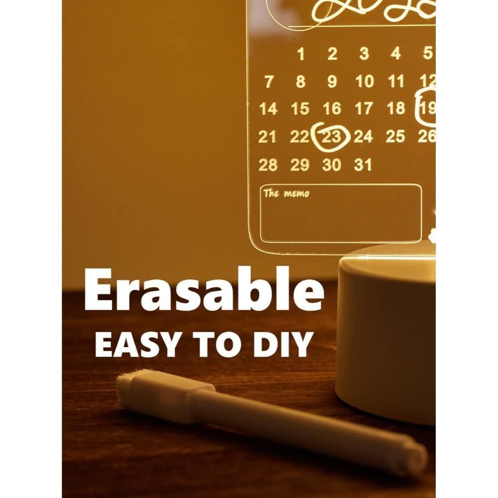 3d Acrylic Writing Board with Pen and Light smartgoo