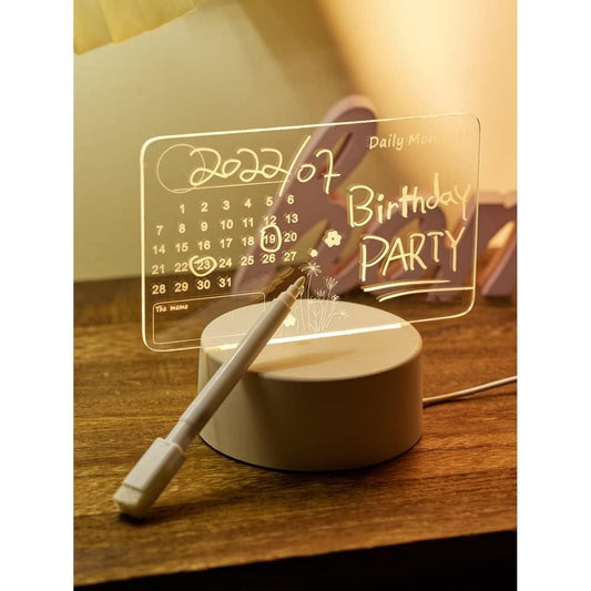 3d Acrylic Writing Board with Pen and Light smartgoo